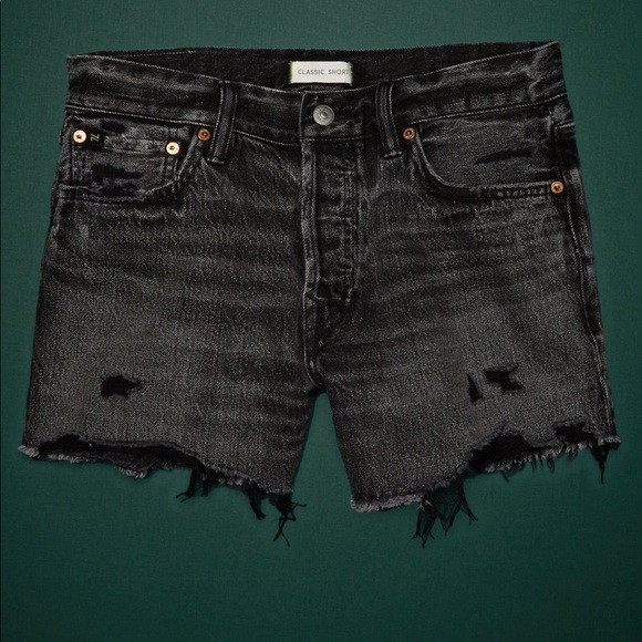 AE WOMENS Black Jean shorts - Picture 4 of 4